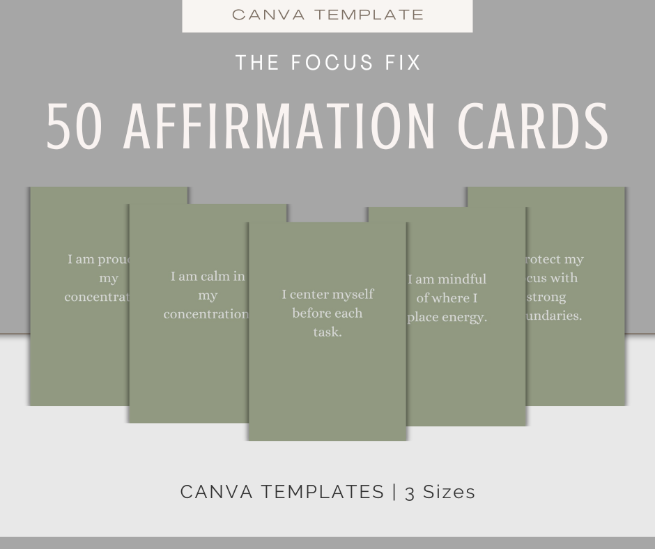The Focus Fix | MEGA Content and Templates Bundle