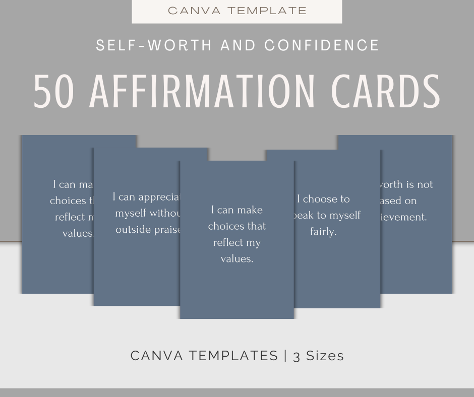 Self-Worth and Confidence | MEGA Content and Templates Bundle