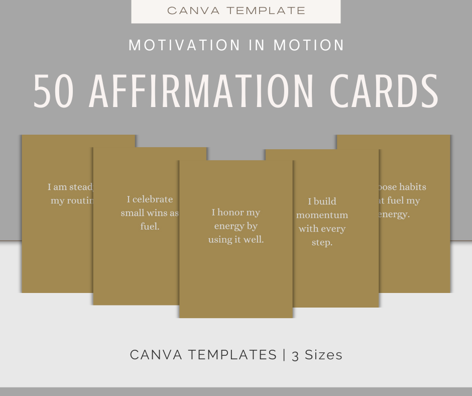 Motivation in Motion | MEGA Content and Templates Bundle
