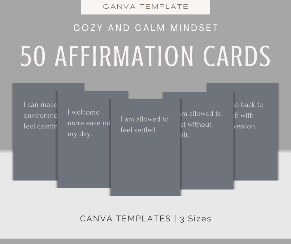 Cozy and Calm Mindset | MEGA Content and Templates Bundle