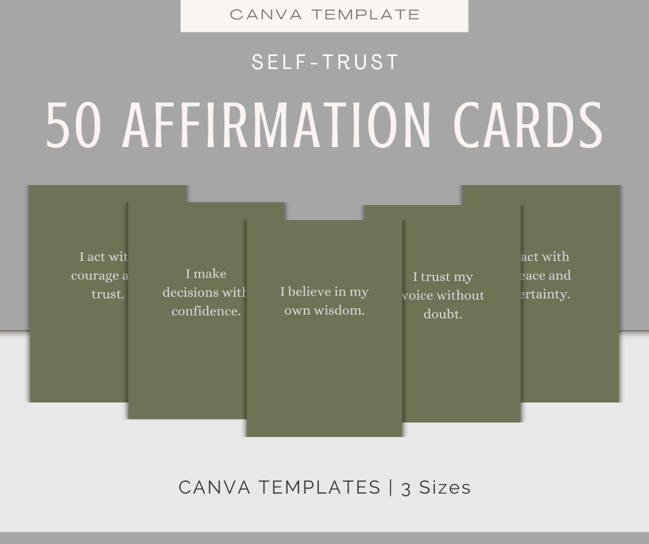 Self-Trust Mastery | MEGA Content and Templates Bundle