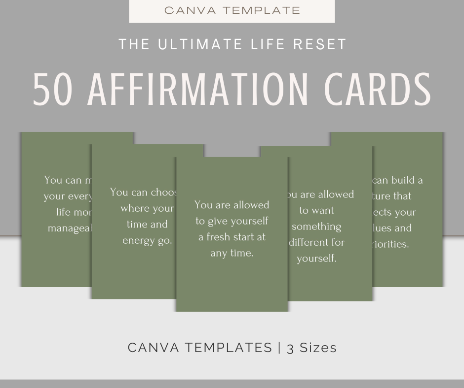 The Ultimate Life Reset | MEGA Content and Templates Bundle