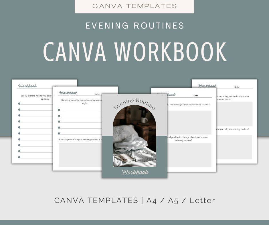 Evening Routines | MEGA Content and Templates Bundle