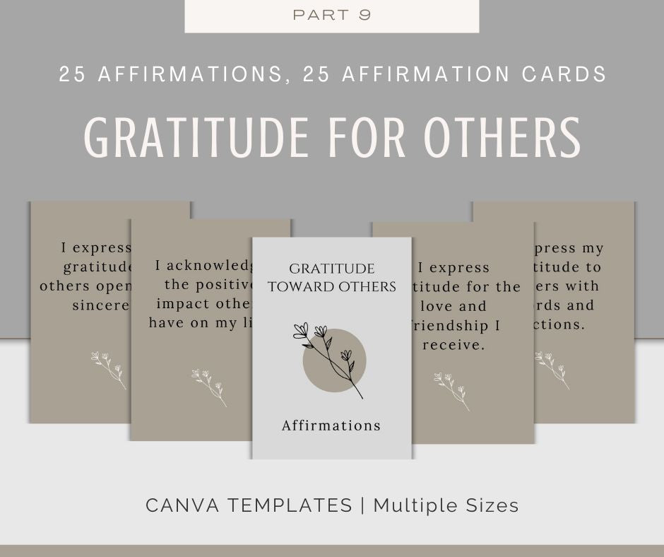 Personal Growth Affirmations | Affirmation Cards Bundle