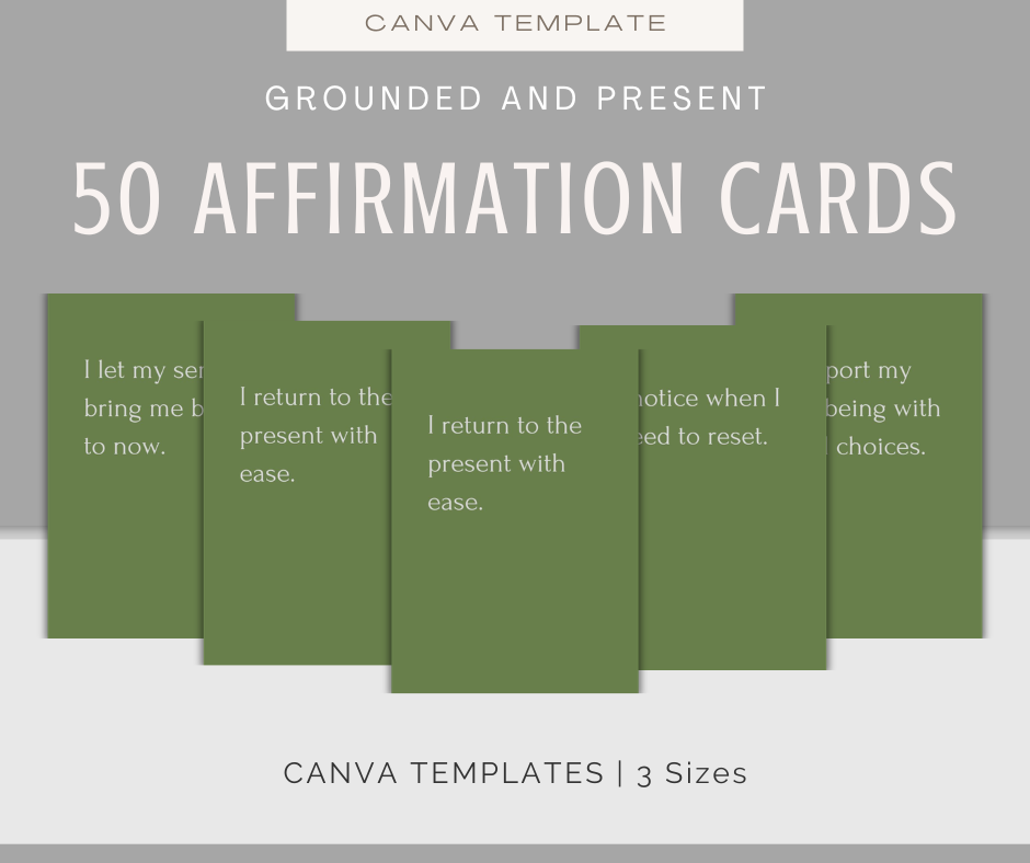 Grounded and Present | MEGA Content and Templates Bundle