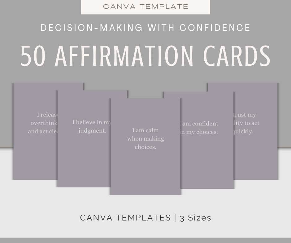 Decision-Making With Confidence | MEGA Content and Templates Bundle