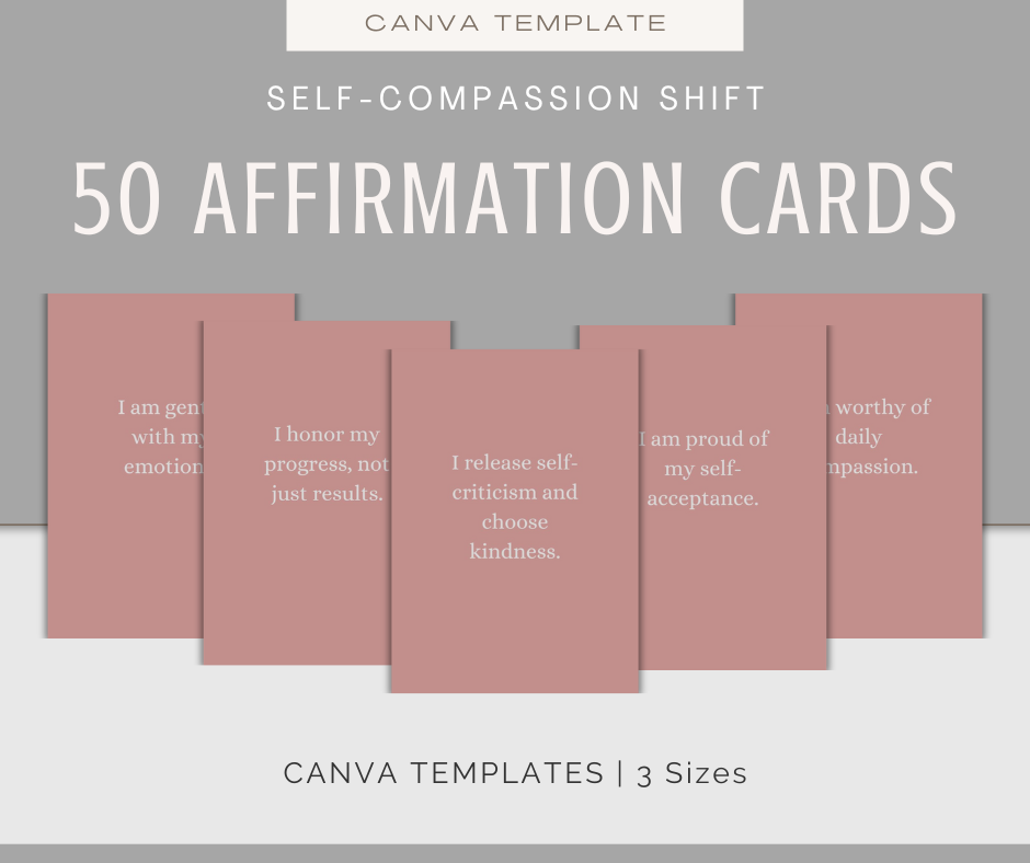 Self-Compassion Shift | MEGA Content and Templates Bundle