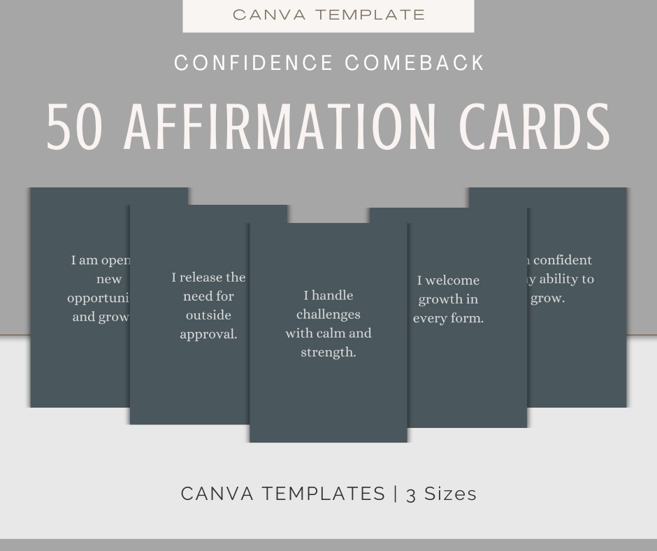 Confidence Comeback | MEGA Content and Templates Bundle