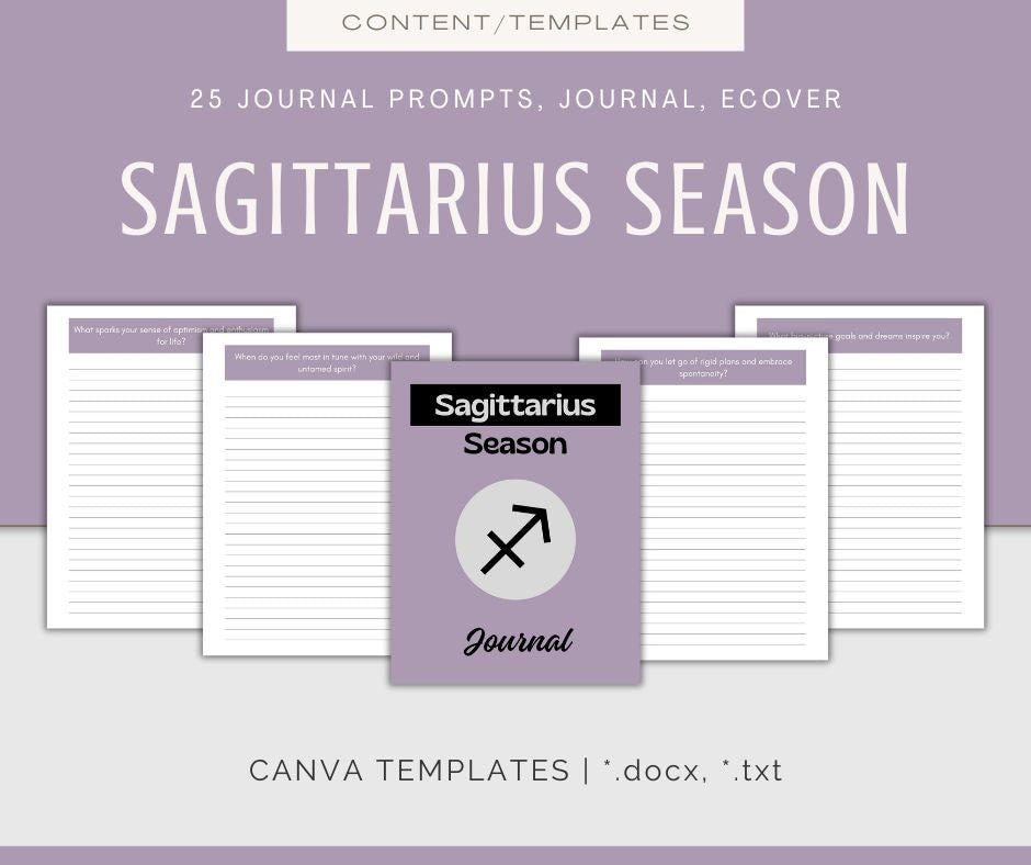 Zodiac Season Journals & Prompts