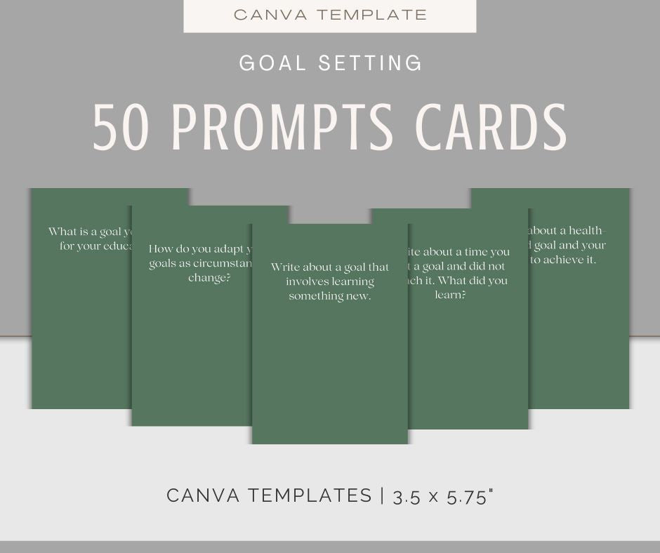 Goal Setting | MEGA Content and Templates Bundle