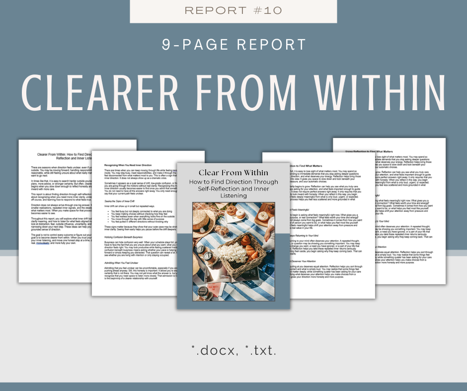 Self-Reflection Reports | 10 Report Bundle