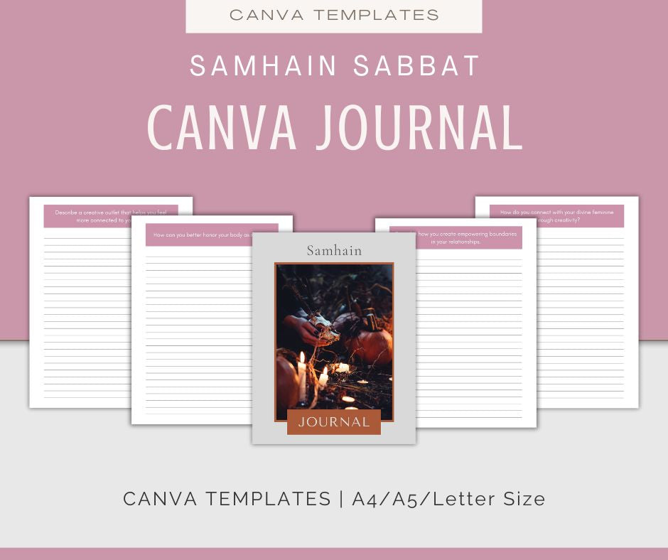 Witch's Year (Sabbats) | Content & Journal Bundle