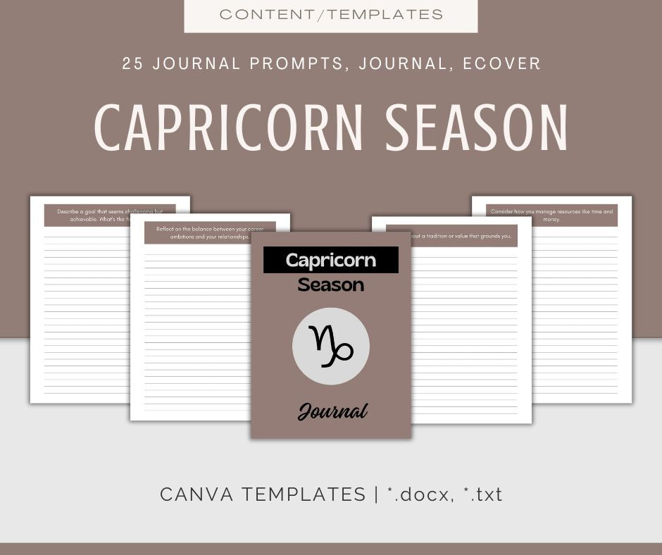 Zodiac Season Journals & Prompts