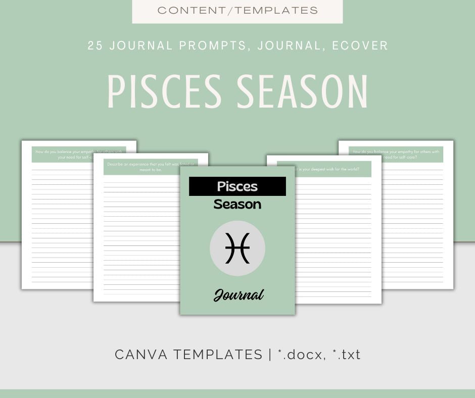 Zodiac Season Journals & Prompts