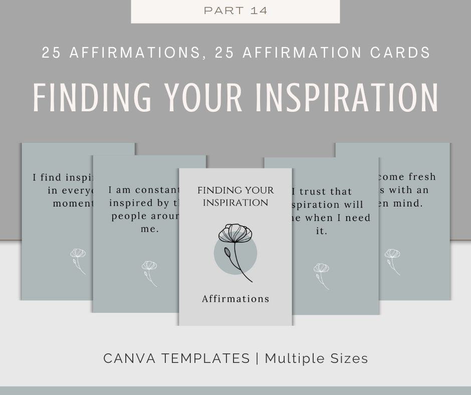 Personal Growth Affirmations | Affirmation Cards Bundle
