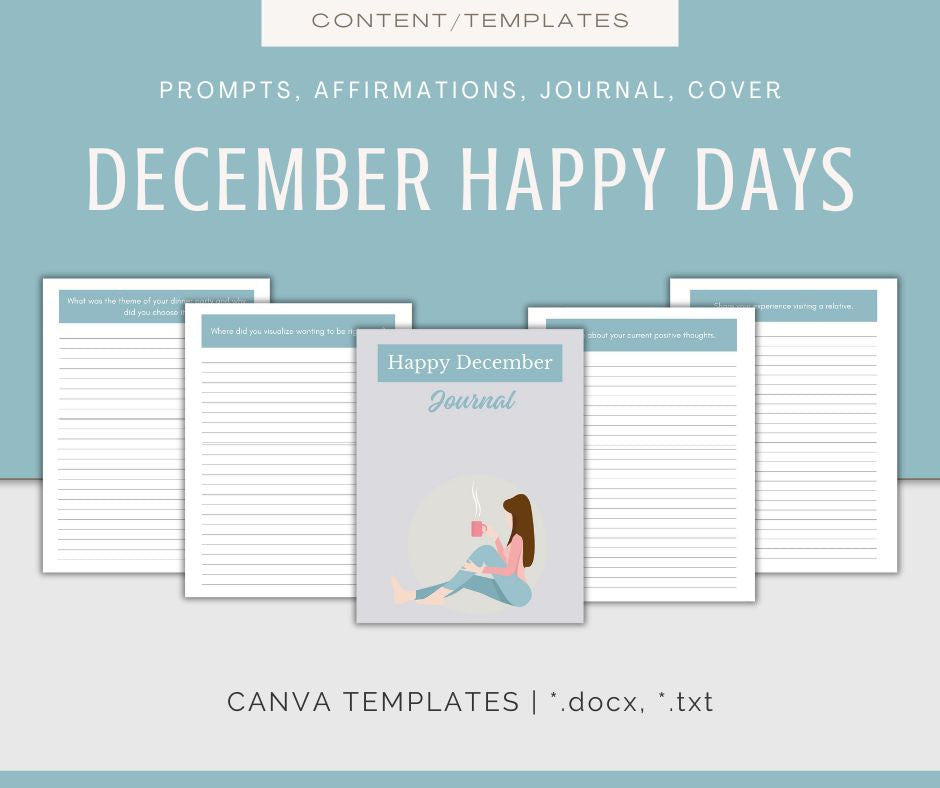 A Year of Happy Days | Journals and Prompts