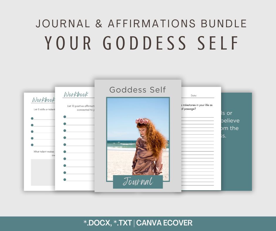 Your Goddess Self | Journal & Affirmations Bundle