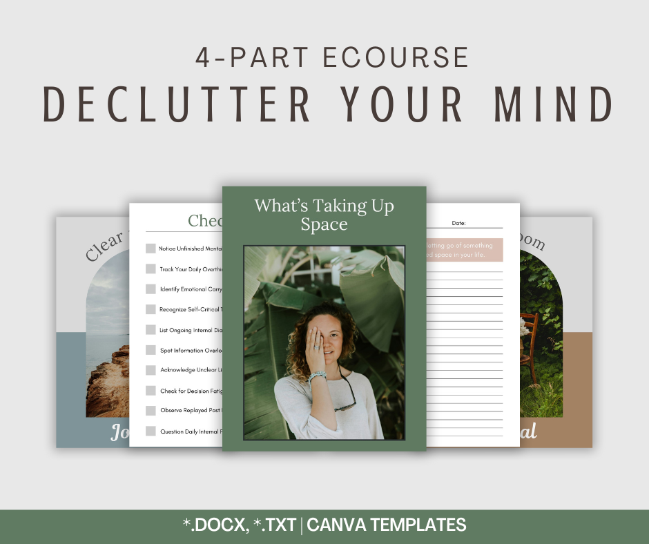 4-Part eCourse: Declutter Your Mind