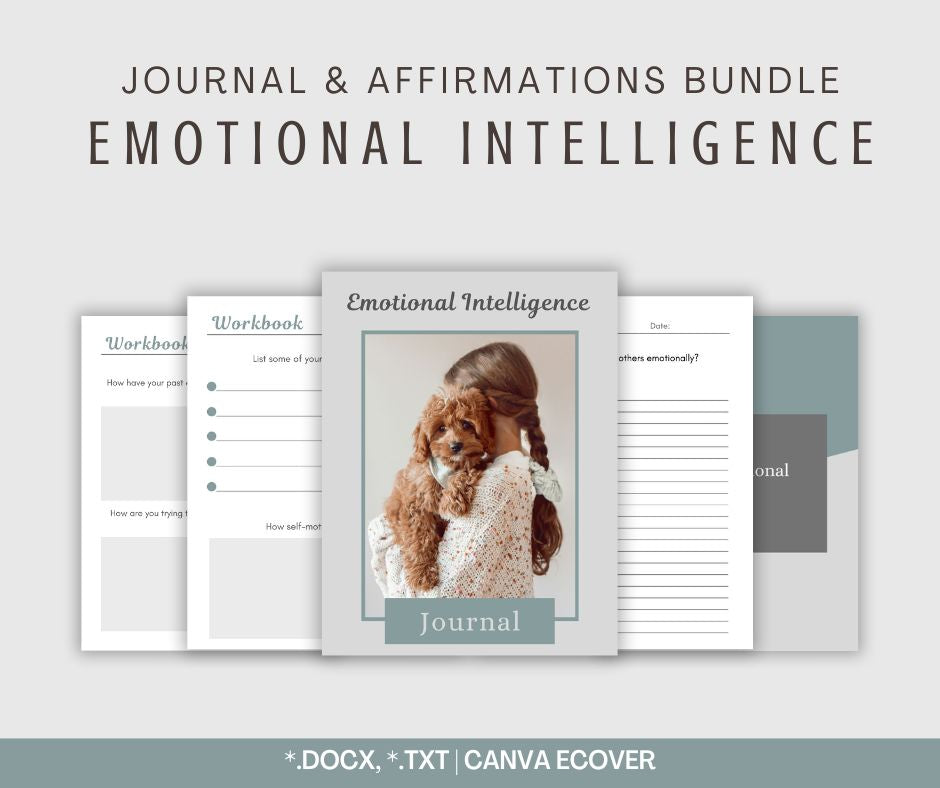 Emotional Intelligence | Journal & Affirmations Bundle