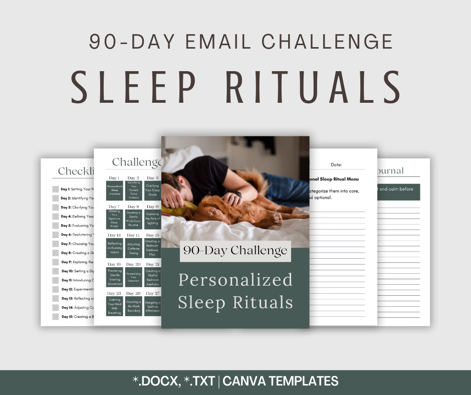 90-Day Personalized Sleep Rituals Challenge
