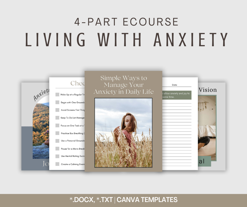4-Part eCourse: Living With Anxiety