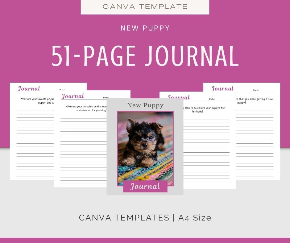 New Puppy | Mini Journal