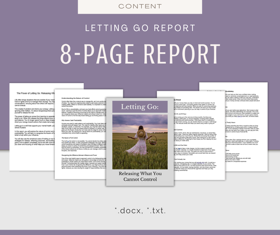 Emotional Detachment and Release | Content Bundle