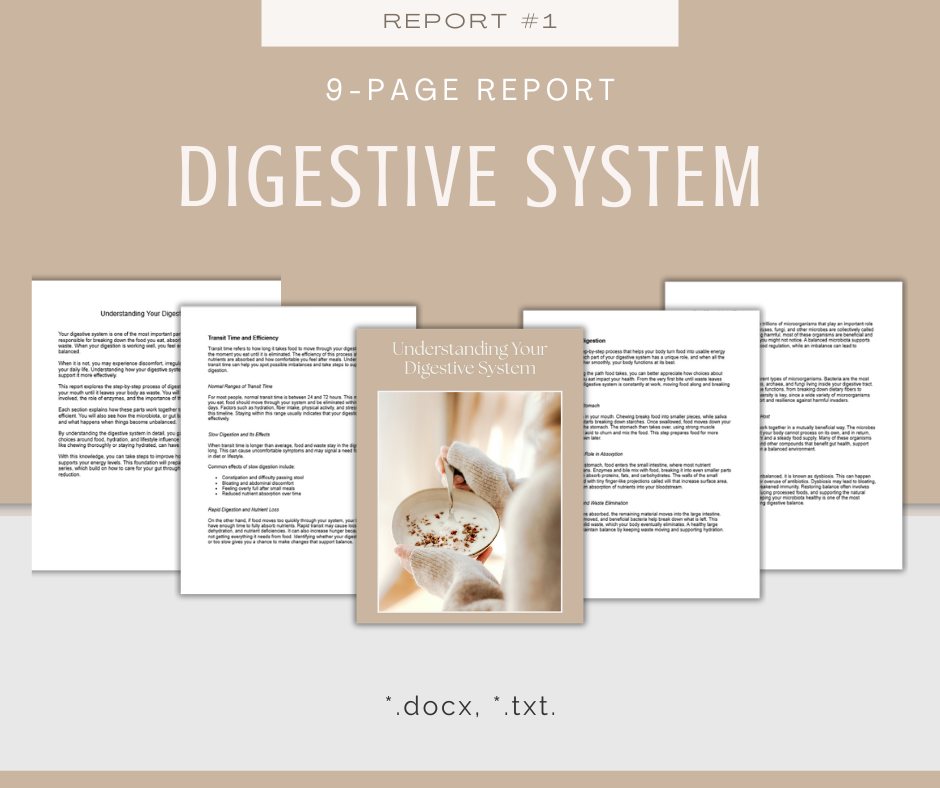 Gut and Digestive Balance | 5 Report Bundle
