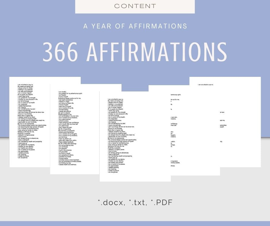 A Year of Daily Affirmations