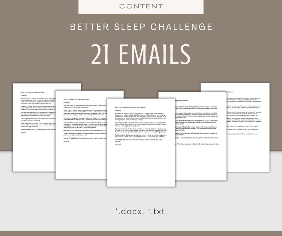 21-Day Better Sleep Challenge