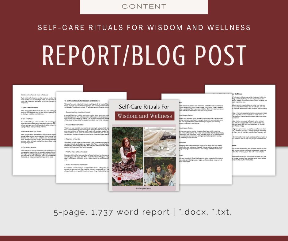 Self-Care and Self-Love For Aging Bundle