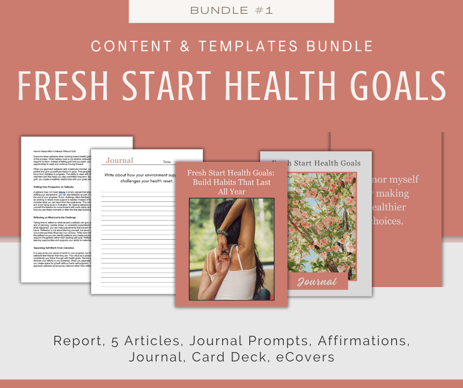Year of Health and Wellness Bundles | 12 Bundles