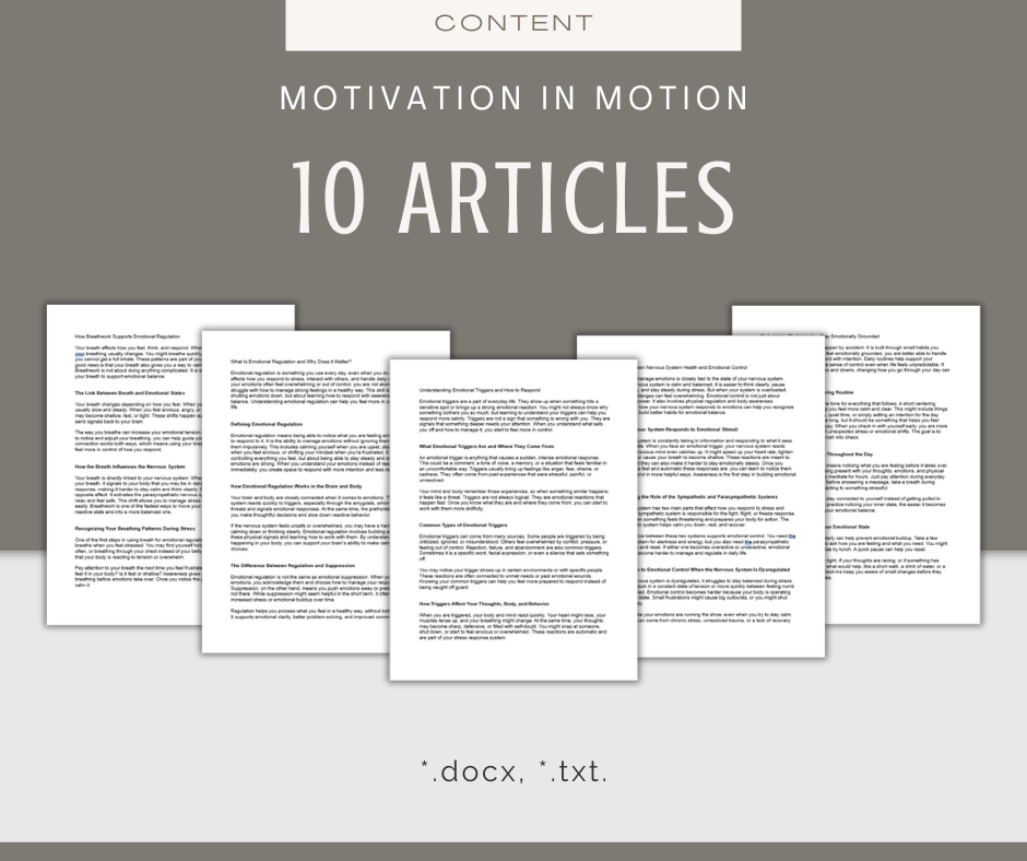 Motivation in Motion | MEGA Content and Templates Bundle