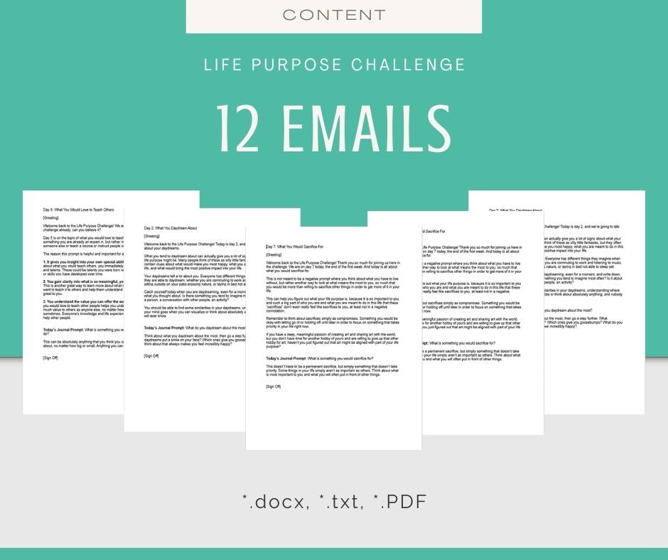 10-Day Life Purpose Challenge