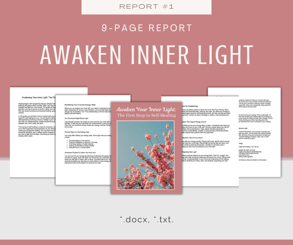 Self-Healing With Inner Light | 5 Report Bundle