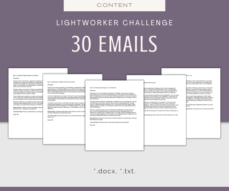 30-Day Lightworker Path Challenge