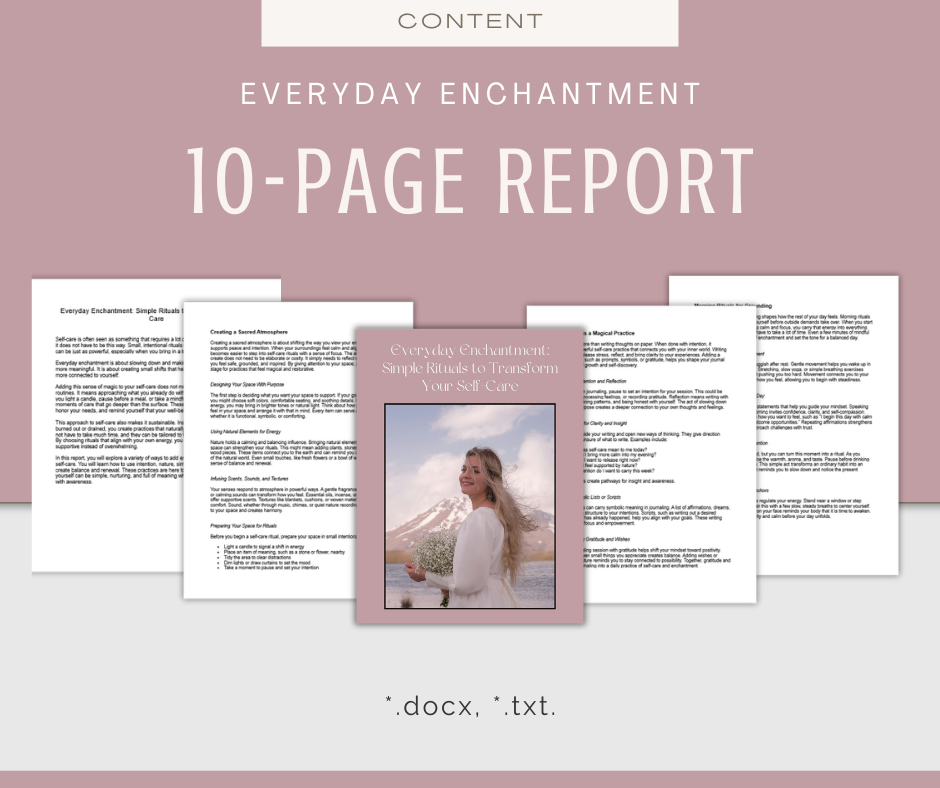 Everyday Enchantment | Content & Journal Bundle