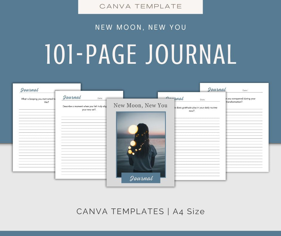 New Moon, New You | Journal & Affirmations Bundle