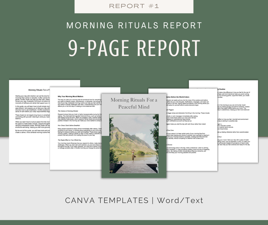 Habits For Inner Peace | Reports & Journals