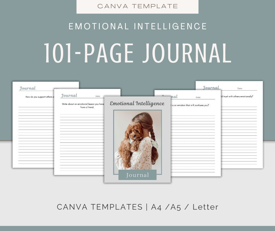 Emotional Intelligence | Journal & Affirmations Bundle