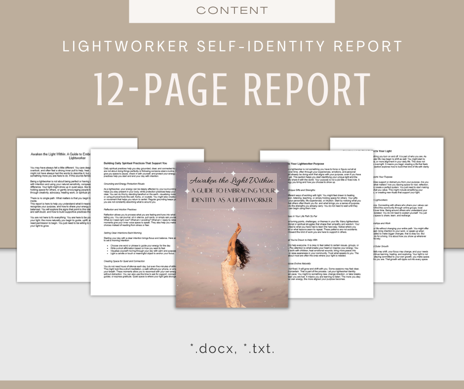 Lightworker Self-Identity | Content Bundle