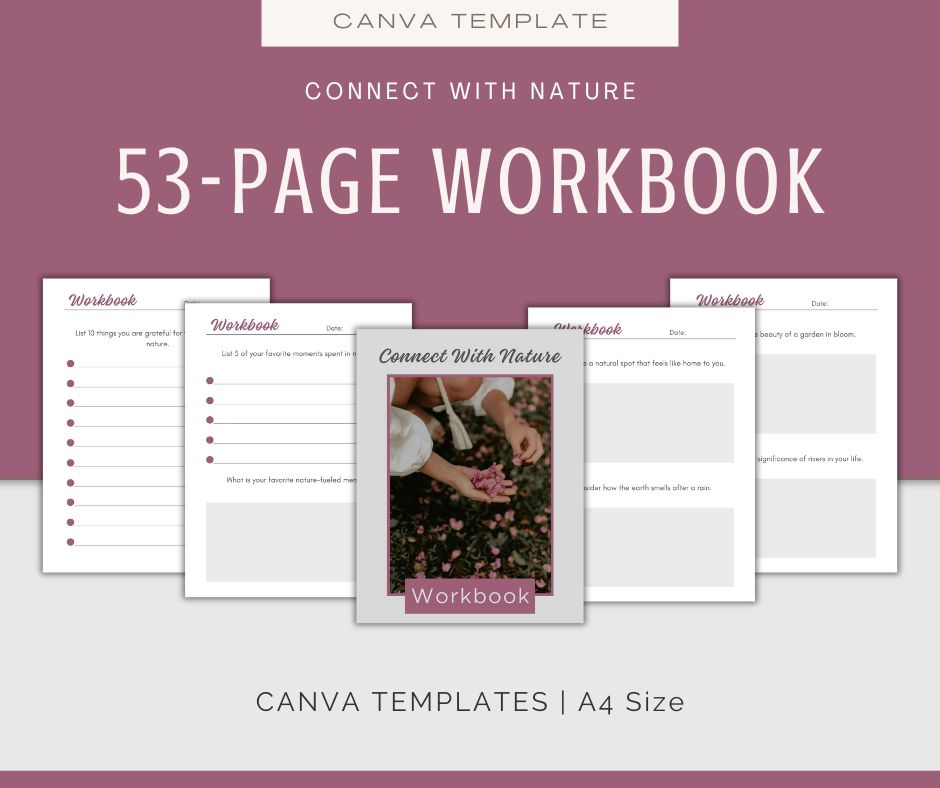 Connect With Nature | Journal & Prompts Bundle