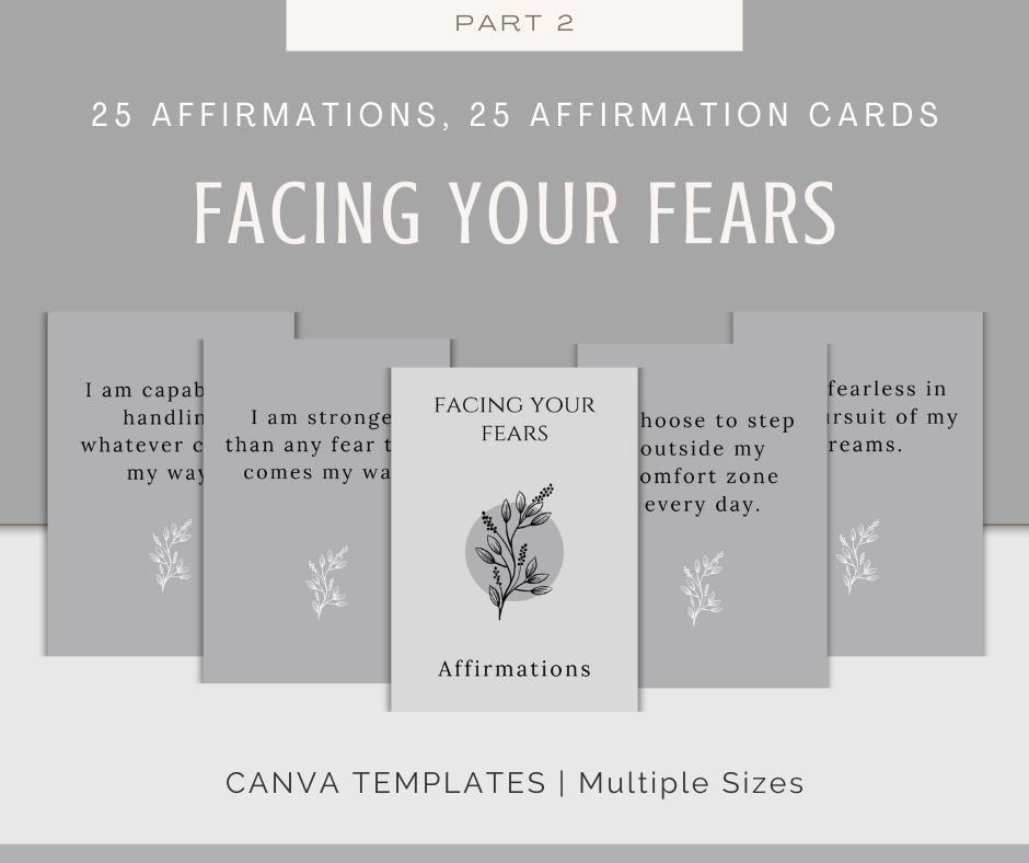 Personal Growth Affirmations | Affirmation Cards Bundle