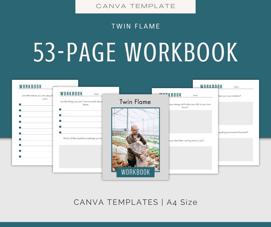 Twin Flame Journal & Prompts Bundle