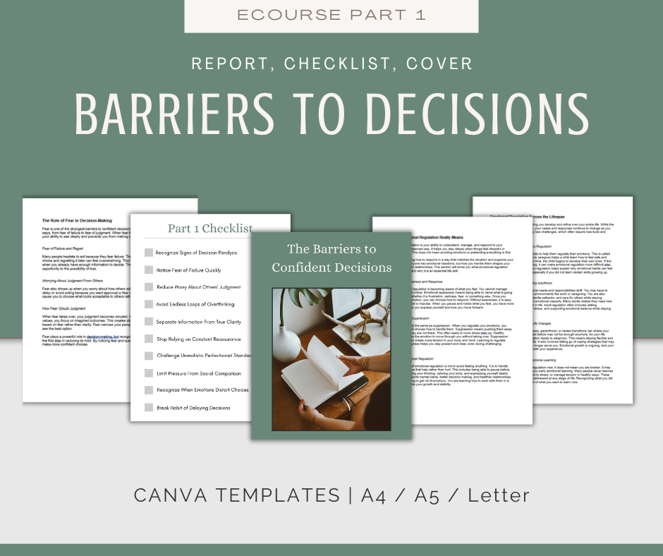 Decision-Making With Confidence | MEGA Content and Templates Bundle