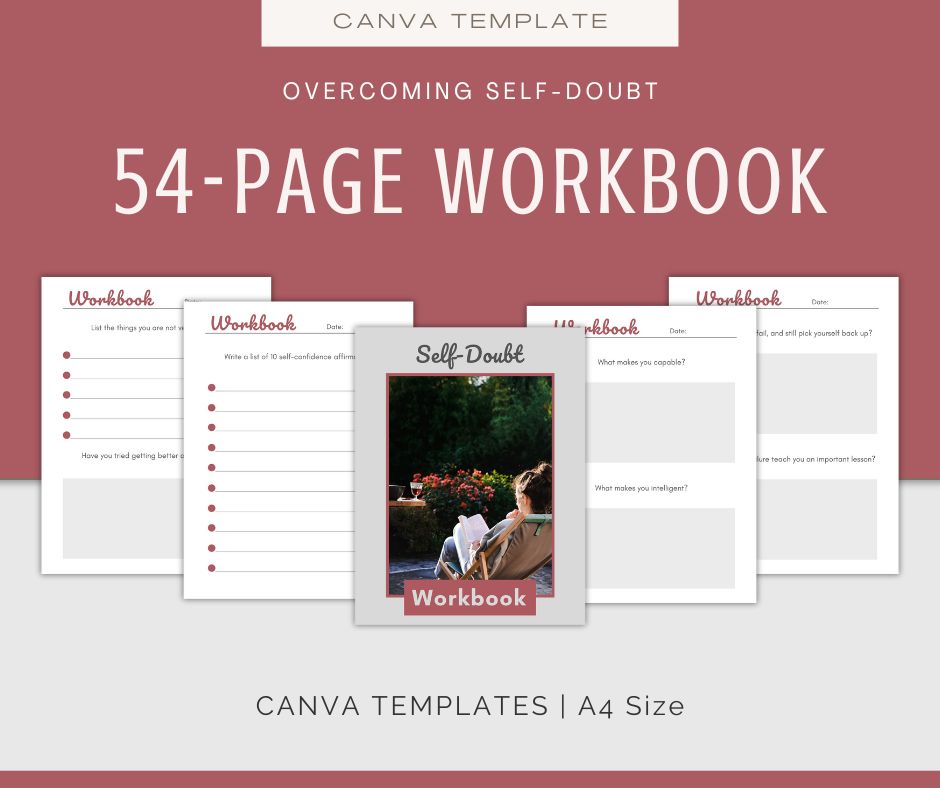Self-Doubt Journal & Affirmations Bundle
