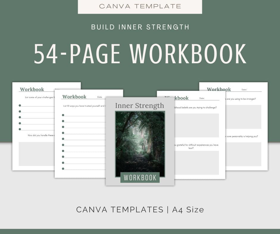 Inner Strength Journal & Affirmations Bundle