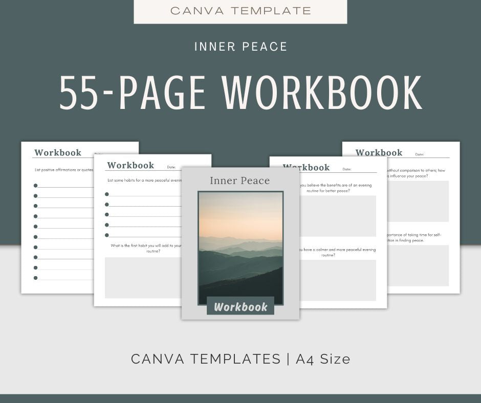 Inner Peace Journal & Prompts Bundle