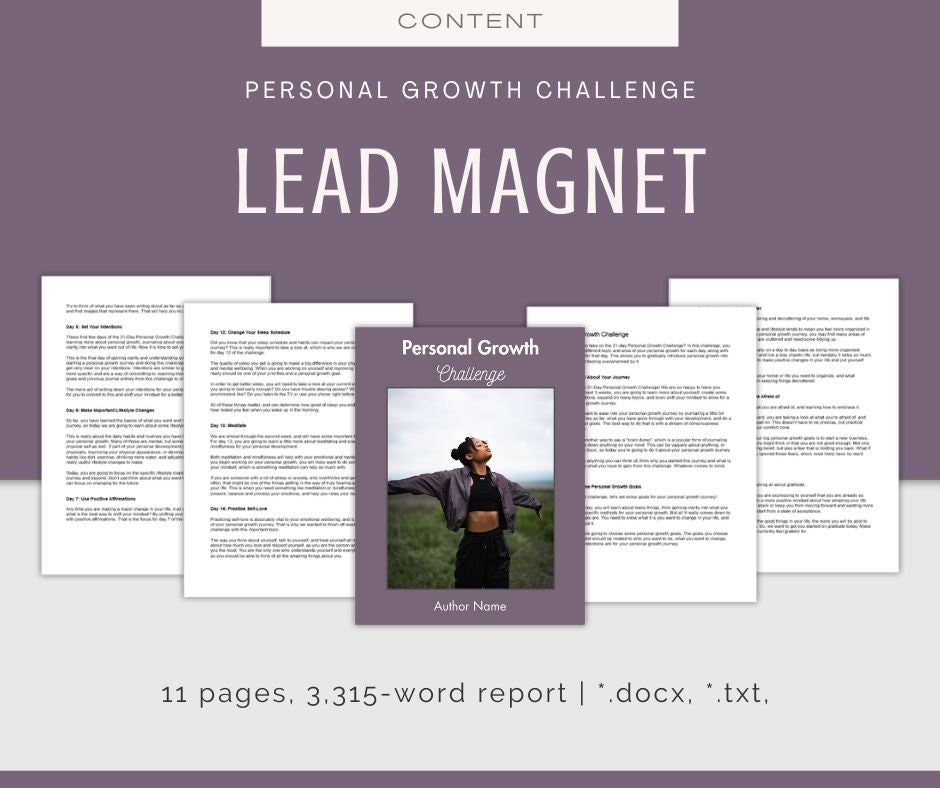 21-Day Personal Growth Challenge
