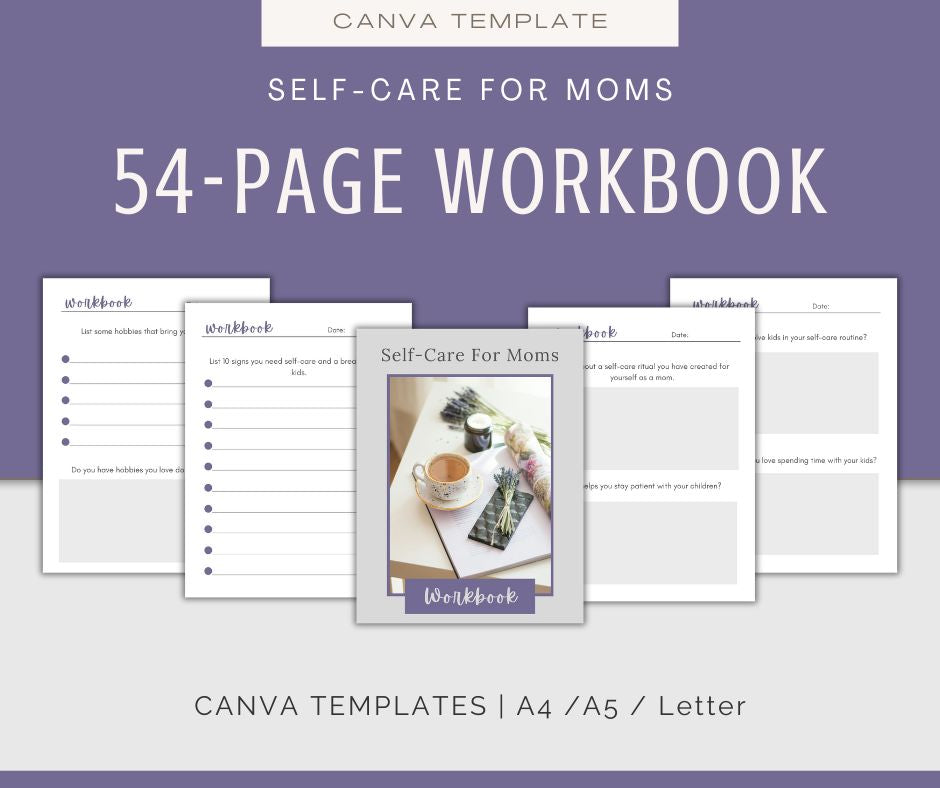 Self-Care For Moms | Journal & Affirmations Bundle